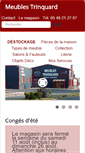 Mobile Screenshot of meubles-trinquard.com