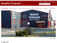 Tablet Screenshot of meubles-trinquard.com